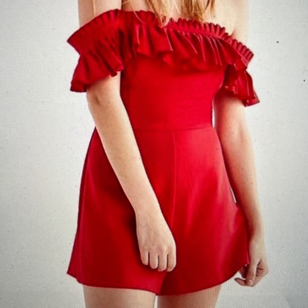 Urban Outfitters Off-The-Shoulder Romper Size 2